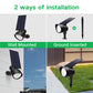 2 Pack RGB 19-LEDs Solar Landscape Spotlights Outdoor Wall Night Light IP65