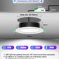 WiFi 10W LED Smart Bluetooth Downlight, 3.5cm Height, Cutout 90-100mm 4 Pack