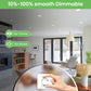 90mm LED Downlight Kit 10W Dimmable Tri Color Daylight with AU Plug IP44