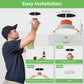 90mm LED Downlight Kit 10W Dimmable Tri Color Daylight with AU Plug IP44