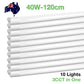10PACK 120cm 4FT LED Batten Tube Light Tri-Color Slim Linear Fluro Fluorescent