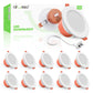 90mm LED Downlight Kit 10W Dimmable Tri Color Daylight with AU Plug IP44