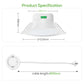 10 Pack 10W/12W/13W LED Recessed Downlight 3CCT Dimmable 90mm IP44 White Frame