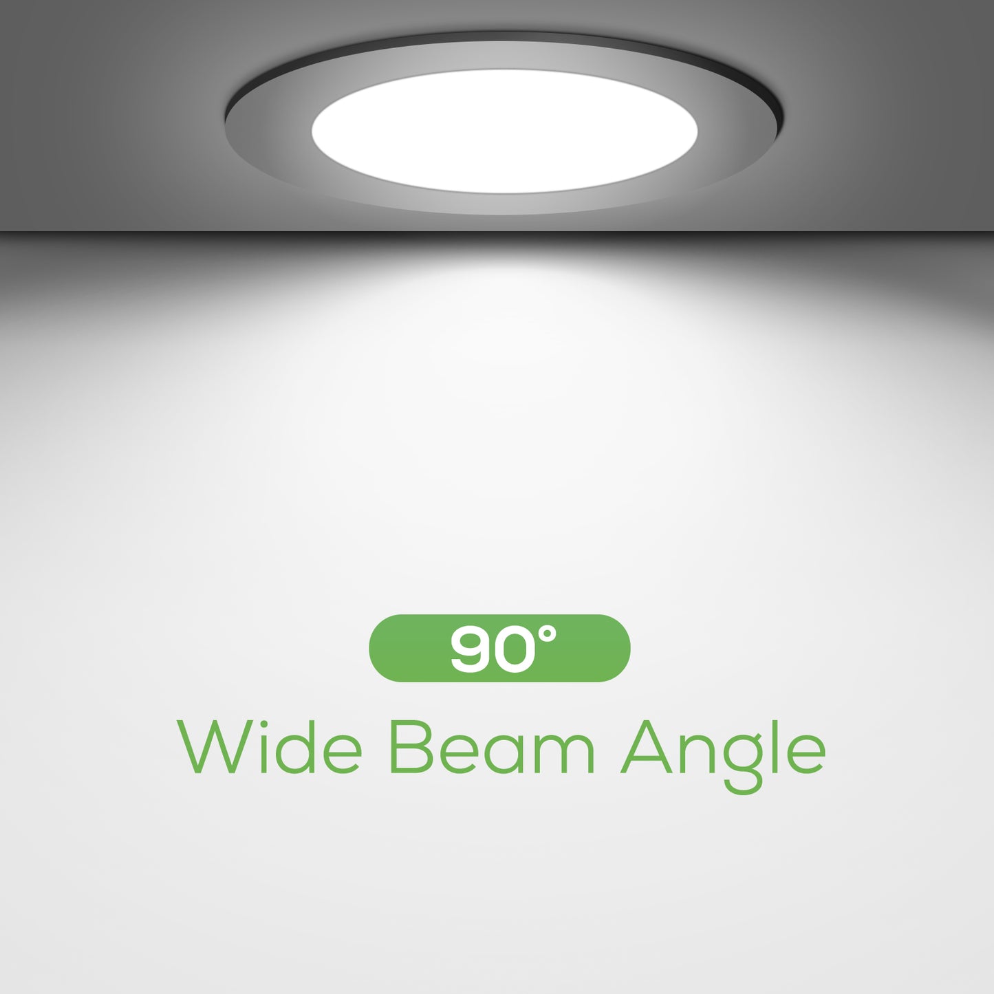 10W LED Recessed Downlight Warm/Cool White Dimmable 90mm Cutout
