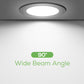 12W 13W LED Recessed Downlight 3CCT Dimmable 90mm IP44 Satin Chrome 10 Pack