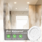 12W Concave LED Downlight 3000K-4000K-5700K Dimmable, 90-100mm Cutout, IP44 Spotlight for Bathroom Kitchen, 10 Pack